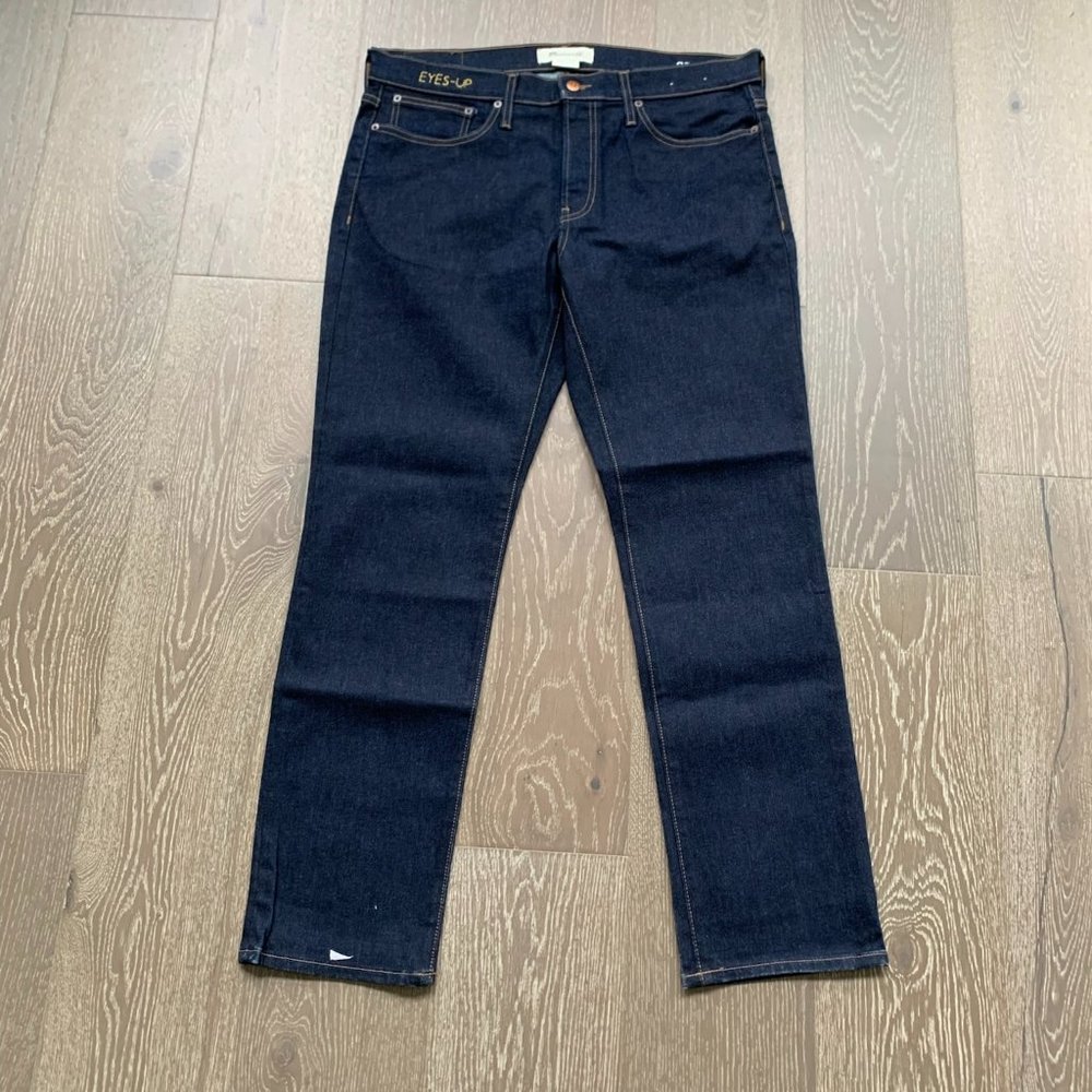 Madewell slim jeans in rinse wash